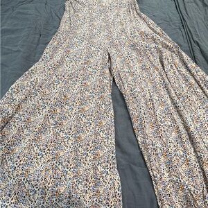 Petal & Pup Animal Print Wide-Leg Axel pants